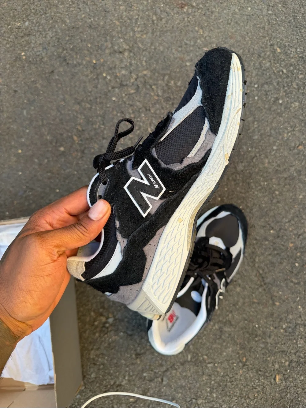 New Balance 2002R 'Protection Pack - Black Grey' M2002RDJ Men's Shoes 10.5